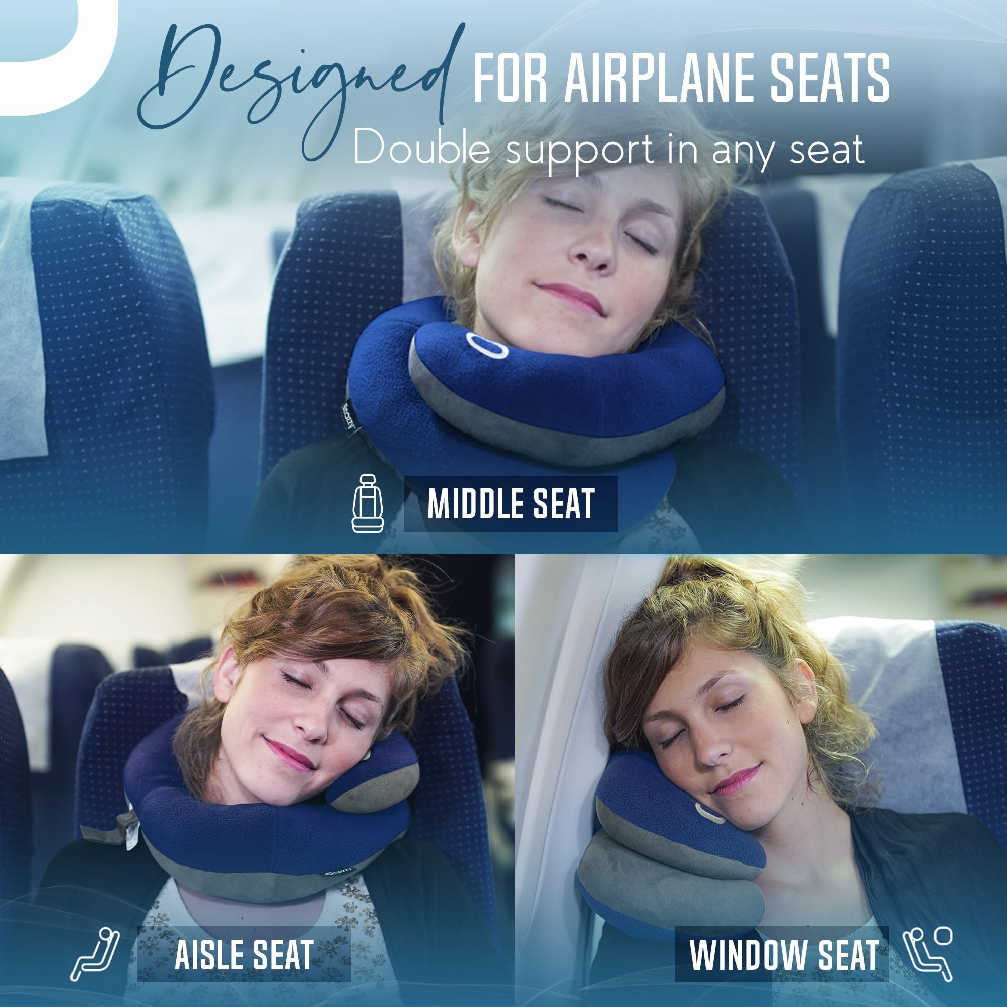 BCOZZY® Travel Neck Pillow