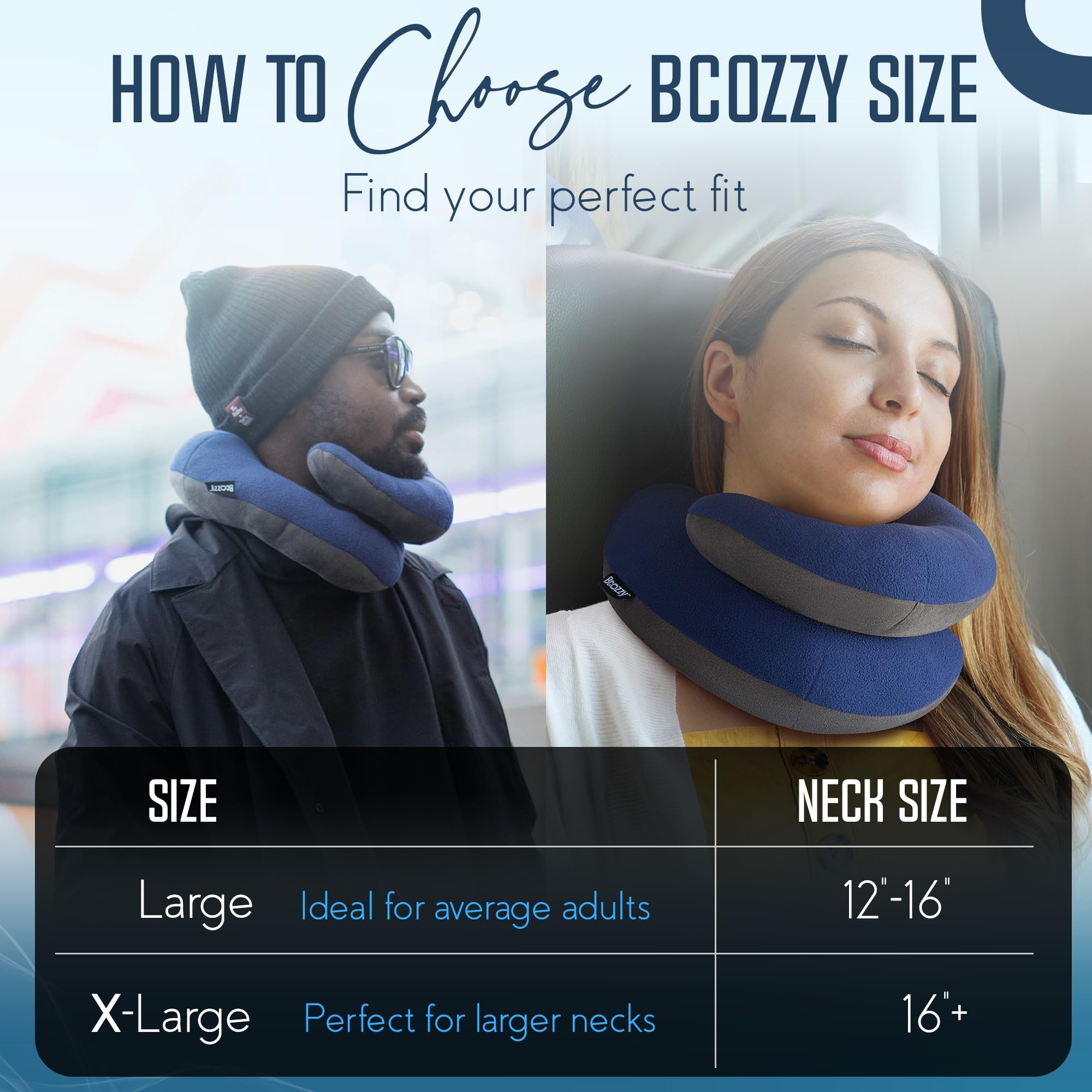 BCOZZY® Travel Neck Pillow